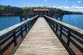 Fishing Pier Ã¢â¬â Smith Mountain Lake, Virginia, USA Royalty Free Stock Photo